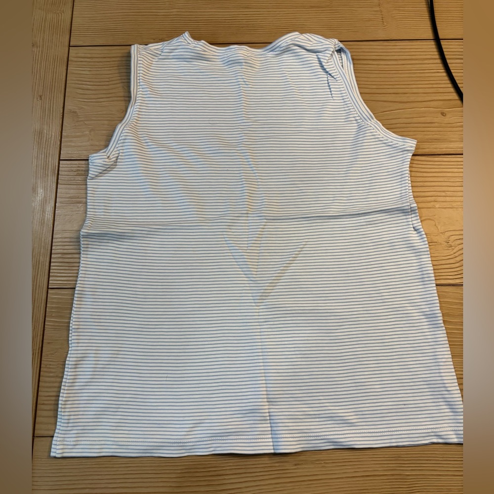 Lake crew tank shorts set in hydrangea and white